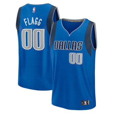 Men's Dallas Mavericks #00 Cooper Flagg Nike Blue Replica Icon Edition Jersey