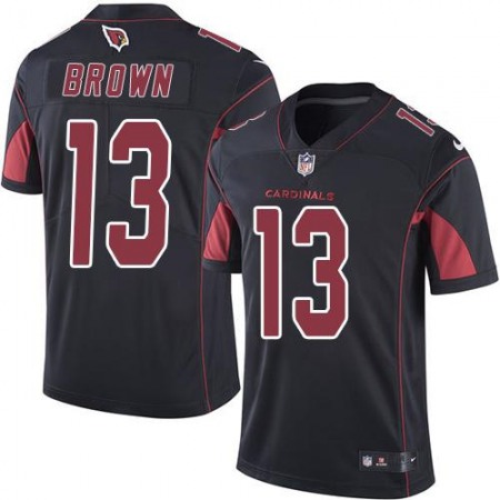 Cardinals #13 Jaron Brown Black Men's Stitched NFL Limited Rush Jersey