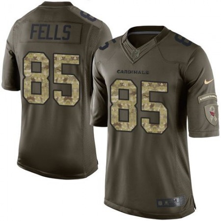 Cardinals #85 Darren Fells Green Men's Stitched NFL Limited Salute to Service Jersey