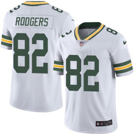 Packers #82 Richard Rodgers White Men's Stitched NFL Limited Rush Jersey