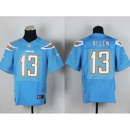Chargers #13 Keenan Allen Electric Blue Alternate Men's Stitched NFL New Elite Jersey