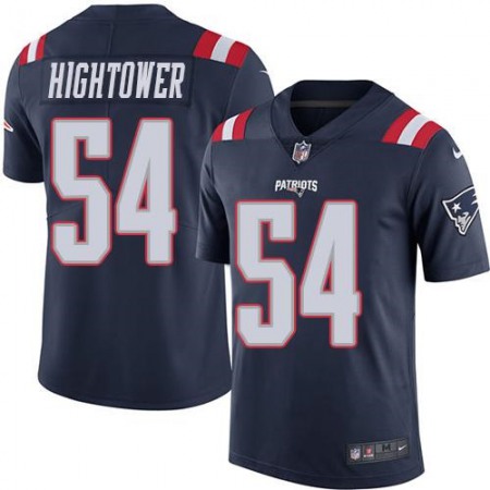 Patriots #54 Dont'a Hightower Navy Blue Men's Stitched NFL Limited Rush Jersey