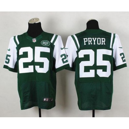 Jets #25 Calvin Pryor Green Team Color Men's Stitched NFL Elite Jersey