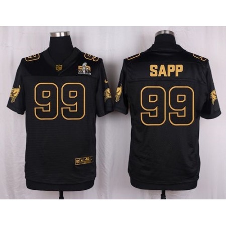 Buccaneers #99 Warren Sapp Black Men's Stitched NFL Elite Pro Line Gold Collection Jersey