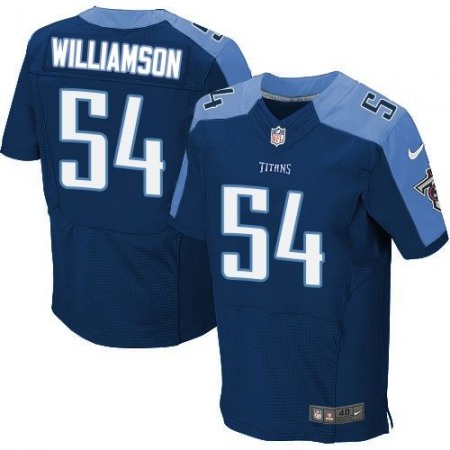 Titans #54 Avery Williamson Navy Blue Alternate Men's Stitched NFL Elite Jersey