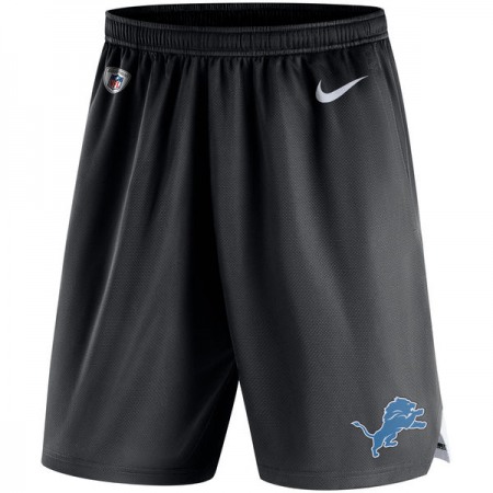 Men's Detroit Lions Black Knit Performance Shorts