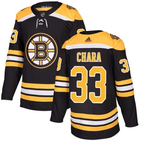 Men's Boston Bruins #33 Zdeno Chara Black Stitched NHL Jersey