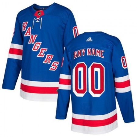 Men's New York Rangers Personalized Authentic Royal Blue Home Stitched NHL Jersey