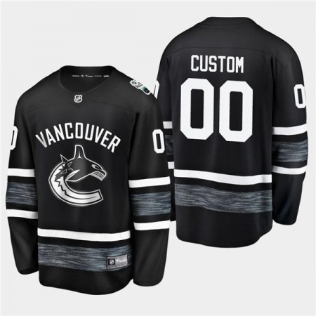 Men's Vancouver Canucks Custom 2019 NHL All Star Black Stitched Jersey