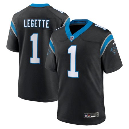 Men's Carolina Panthers Xavier Legette Black 2024 NFL First Round Pick Player F.U.S.E. Vapor Untouchable Limited Stitched Football Jersey